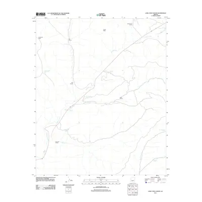 2011 Map of Long Tom Canyon, 2011 Print