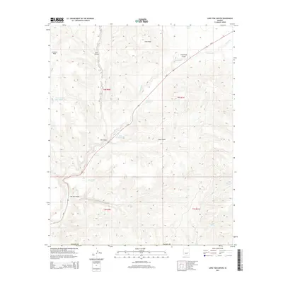 2014 Map of Long Tom Canyon, 2014 Print
