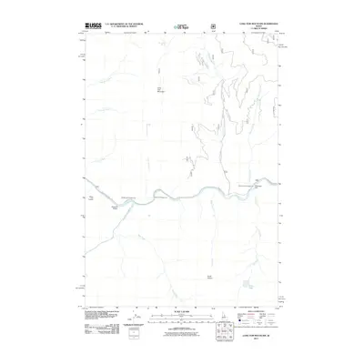 2011 Map of Long Tom Mountain, 2011 Print