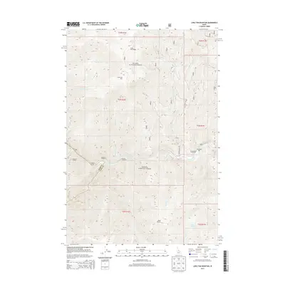 2013 Map of Long Tom Mountain, 2013 Print