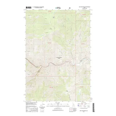 2017 Map of Long Tom Mountain, 2017 Print