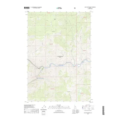 2020 Map of Long Tom Mountain, 2020 Print