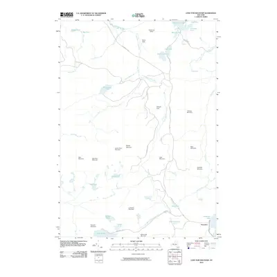 2010 Map of Long Tom Mountain, 2010 Print