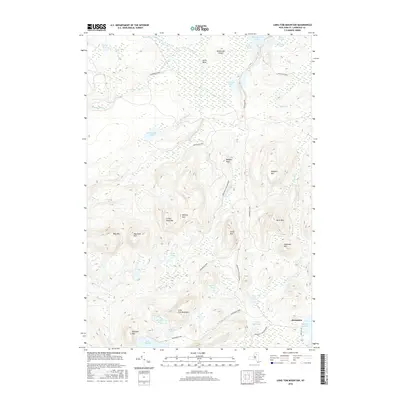 2016 Map of Long Tom Mountain, 2016 Print