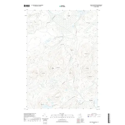 2019 Map of Long Tom Mountain, 2019 Print