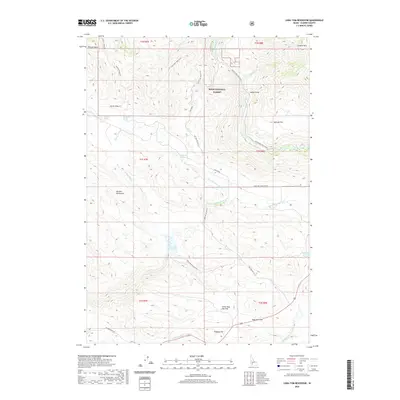 2020 Map of Long Tom Reservoir, 2020 Print