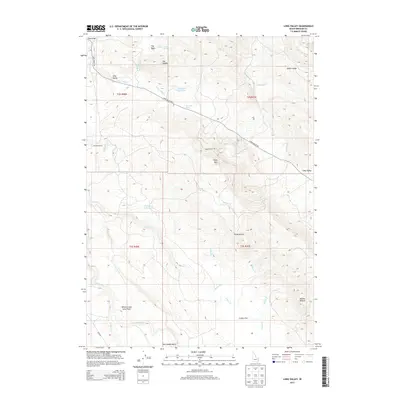2013 Map of Long Valley, 2013 Print