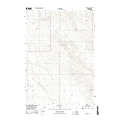 2017 Map of Long Valley, 2017 Print