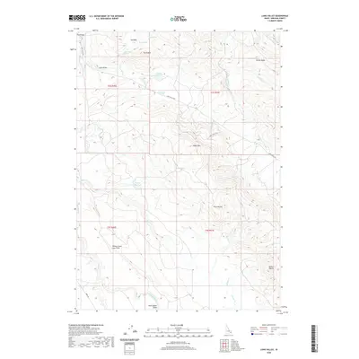 2020 Map of Long Valley, 2020 Print