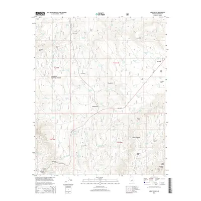 2014 Map of Long Valley, 2014 Print