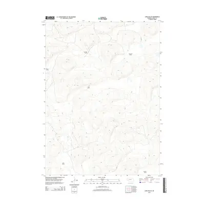 2014 Map of Long Valley, 2014 Print