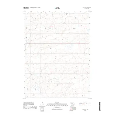 2017 Map of Long Valley, 2017 Print