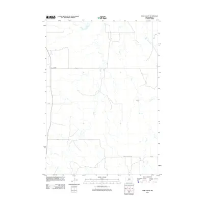 2012 Map of Long Valley, 2012 Print