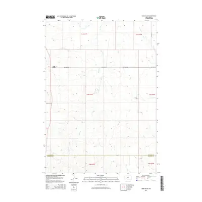 2015 Map of Long Valley, 2015 Print