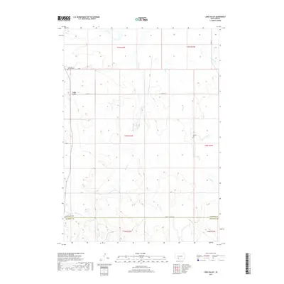 2017 Map of Long Valley, 2017 Print