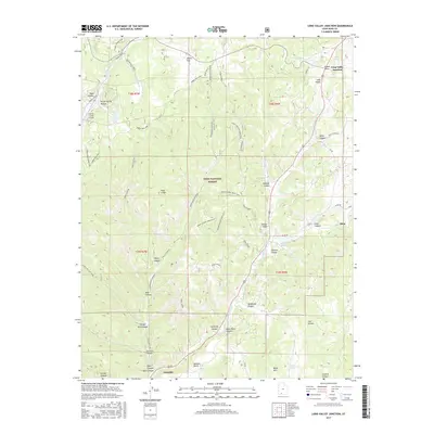 2017 Map of Long Valley Junction, 2017 Print