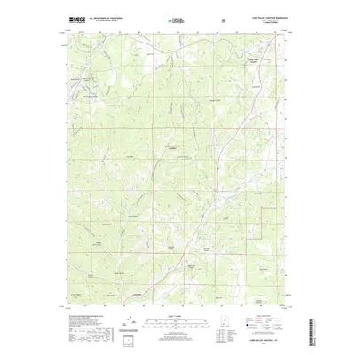 2020 Map of Long Valley Junction, 2020 Print