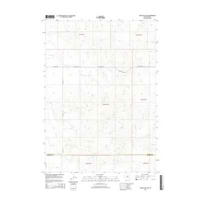2015 Map of Long Valley NW, 2015 Print