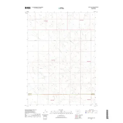 2017 Map of Long Valley NW, 2017 Print
