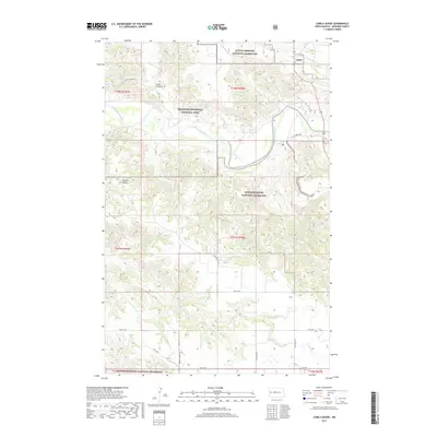 2017 Map of Long X Divide, 2017 Print