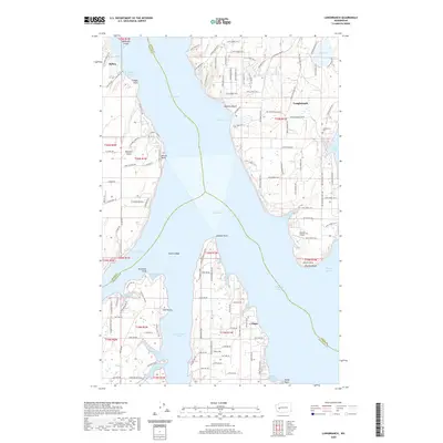 2020 Map of Longbranch, 2020 Print