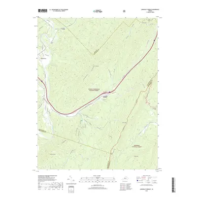 2019 Map of Longdale Furnace, 2019 Print
