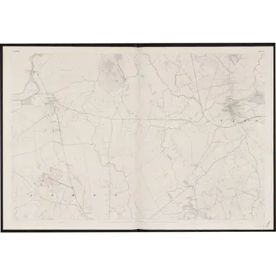 1837 Map of Longford - Sheet 13, 1863 Print