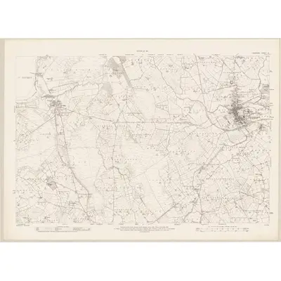 1911 Map of Longford - Sheet 13, 1914 Print