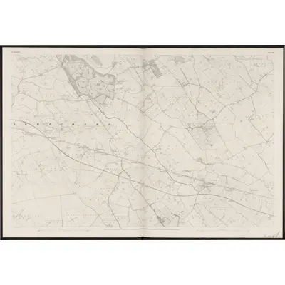 1837 Map of Longford - Sheet 14, 1862 Print