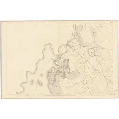 1837 Map of Longford - Sheet 17, 1838 Print
