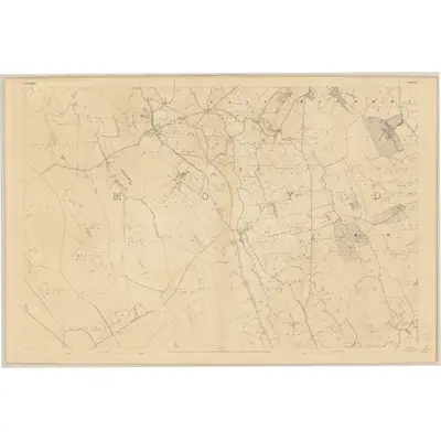1837 Map of Longford - Sheet 18, 1838 Print