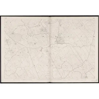 1837 Map of Longford - Sheet 19, 1862 Print