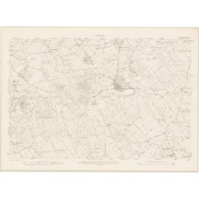 1912 Map of Longford - Sheet 19, 1914 Print