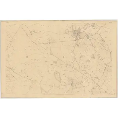 1837 Map of Longford - Sheet 22, 1838 Print
