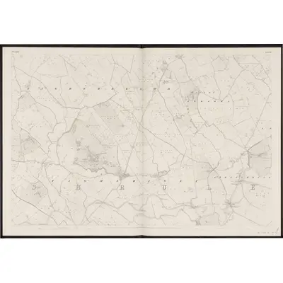 1837 Map of Longford - Sheet 23, 1863 Print