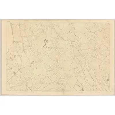 1836 Map of Longford - Sheet 5, 1837 Print