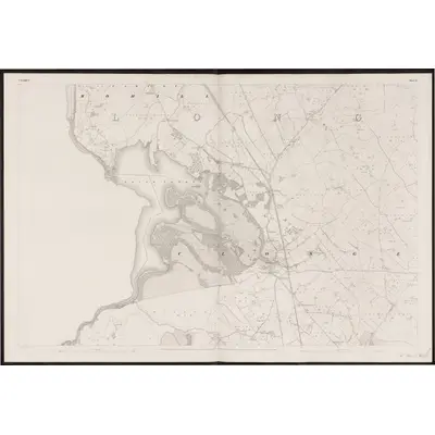 1837 Map of Longford - Sheet 8, 1863 Print