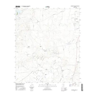 2016 Map of Longhorn Cavern, 2016 Print