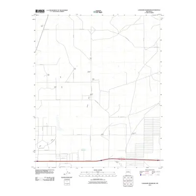 2010 Map of Longhorn Reservoir, 2010 Print
