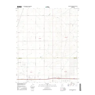 2017 Map of Longhorn Reservoir, 2017 Print