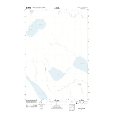 2011 Map of Longley Pond, 2011 Print