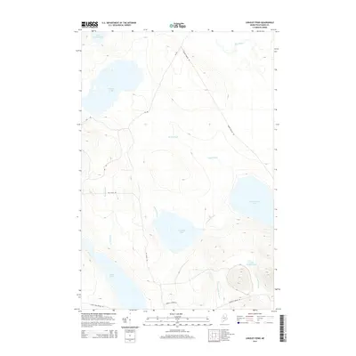 2014 Map of Longley Pond, 2014 Print