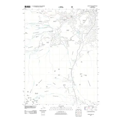 2011 Map of Longs Peak, 2011 Print