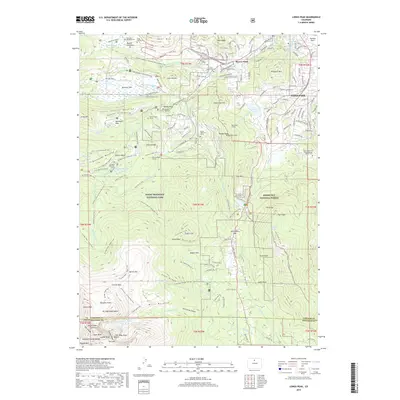 2019 Map of Longs Peak, 2019 Print