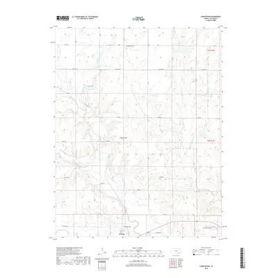 2018 Map of Longton NW, 2018 Print