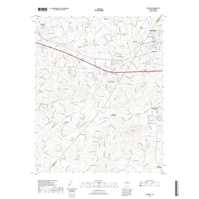 2019 Map of Longview, 2019 Print