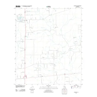 2012 Map of Longville, 2012 Print