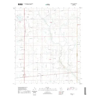 2020 Map of Longville, 2020 Print