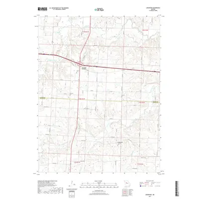 2017 Map of Longwood, 2017 Print