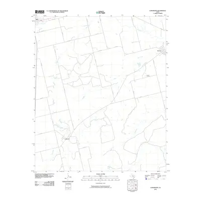 2010 Map of Longworth, 2010 Print
